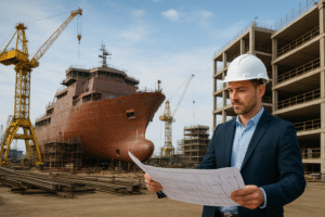 Início 7 Da Construção Naval à Civil Os Bastidores dos Projetos que Moldam o Futuro Industrial Europeu